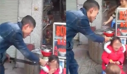 Ông bố 'địu con nhặt rác' đánh con dã man từng nghiện ngập, trộm cắp