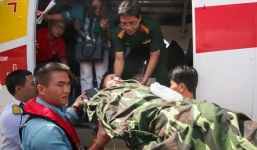 Thủy phi cơ đưa một thiếu tá ở Trường Sa về đất liền chữa trị