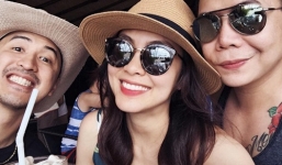 Hà Tăng cùng chồng đưa con trai đi du lịch Philippines