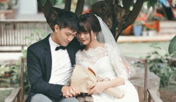 Ảnh cưới giản dị của MC 'Hãy chọn giá đúng' và vợ 9x