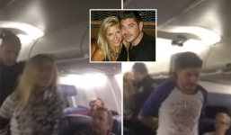 Video: Máy bay hạ cánh khẩn vì cặp vợ chồng hành hung tiếp viên