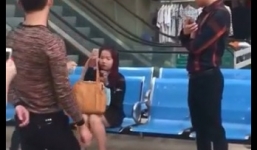 Cô gái bị bắt quả tang ăn trộm còn lớn giọng thách thức