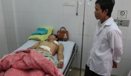 Nhân viên xe cấp cứu đâm bảo vệ bệnh viện trọng thương