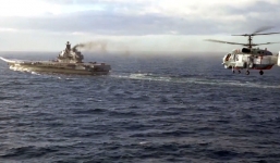 Video: Tàu sân bay Kuznetsov Nga tác chiến ngoài khơi Syria