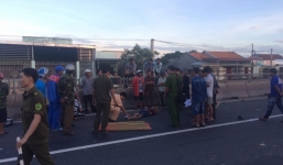 Xe tải và xe máy tông nhau, 2 thanh niên tử vong