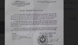 Xác minh việc Bí thư thị trấn thừa nhận không có bằng THPT