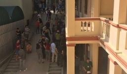 Người dân bủa vây trụ sở UBND thị trấn, xem truy xét 'mẹ mìn' 