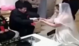 Clip cô dâu hủy hôn ngay trong đám cưới 