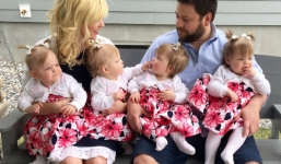 Video: Bà mẹ trốn 4 con gái, chui vào bếp ăn kẹo gây sốt