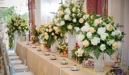 Đám cưới “ngập tràn” 1 tỷ đồng hoa tươi của thiếu gia Nam Định