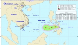 Tin tức mới nhất áp thấp nhiệt đới giật cấp 9 đang tiến vào Biển Đông
