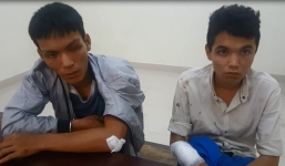 2 tên cướp điện thoại bị người dân đánh bầm dập