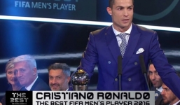 Ronaldo thâu tóm danh hiệu cầu thủ xuất sắc nhất FIFA 2016