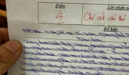 Bài văn có chữ xấu lạ của học sinh lớp 8 gây 'sốt'