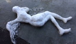 Cư dân mạng Nhật Bản xôn xao về hình ảnh 'người tuyết'