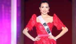 Đứng tim với sự cố suýt ngã trên sân khấu HH Hoàn Vũ của Lệ Hằng