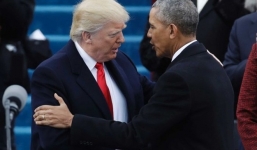 Những hình ảnh ấn tượng của Tổng thống Donald Trump trong ngày nhậm chức