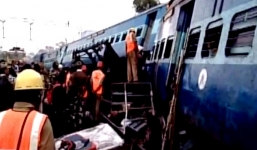 Tai nạn tàu hỏa Ấn Độ, hơn 100 người thương vong