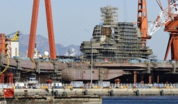 Tàu sân bay nội địa đầu tiên của Trung Quốc sắp hoàn thành