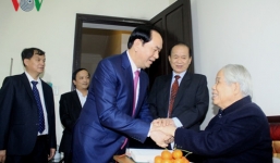 Chủ tịch nước chúc thọ nguyên Tổng Bí thư Đỗ Mười tròn 100 tuổi