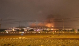 Hỏa hoạn thiêu rụi khu nhà xưởng sản xuất, lắp ráp ô tô Trường Hải