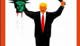 Ảnh bìa Trump chặt đầu tượng Nữ thần Tự do gây tranh cãi, báo Đức lên tiếng