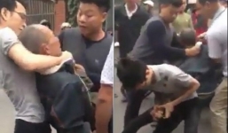 Danh tính 2 bố con hành hung dã man thương binh lái xe ba gác ở Hà Nội