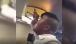 Video: Người đàn ông dùng mũi uống hết cốc bia trong 15 giây