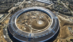 Trụ sở “phi thuyền” 5 tỷ USD của Apple sắp hoàn thành