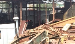 Nổ lớn xưởng cơ khí, một người tử vong, hai người bị thương