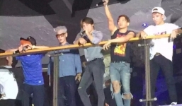Lộ ảnh được cho là BigBang vui đùa cùng các vũ nữ trong hộp đêm