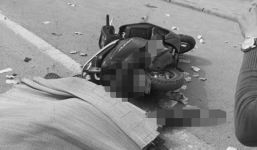 Cán tử vong cô gái đi xe máy, xe bồn bị dân truy đuổi 