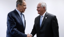 Ngoại trưởng Nga - Mỹ lần đầu gặp mặt dưới thời Trump