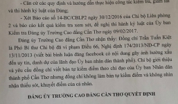 Kỷ luật Đảng trưởng phòng thanh tra vì viết bình luận trên facebook