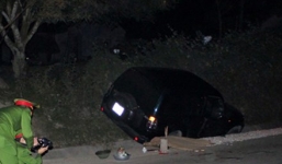 TNGT nghiêm trọng trong đêm:  Chồng tử vong, vợ nguy kịch