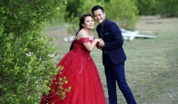 Từng bị chê già xấu, vợ Hoàng Anh xinh đẹp, quyến rũ trong ngày cưới