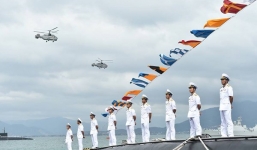 Lễ thượng cờ Tổ quốc tại tàu ngầm Đà Nẵng và Bà Rịa - Vũng Tàu