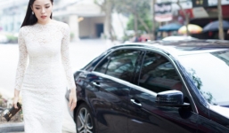 Hoa hậu Kỳ Duyên rạng rỡ trở lại showbiz sau loạt scandal