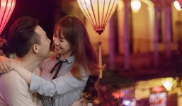 Trấn Thành - Hari hôn nhau đắm đuối ở Hội An