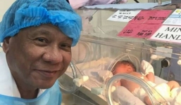 Tổng thống Philippines đăng ảnh 'khoe' cháu ngoại