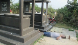 Phát hiện người đàn ông chết bất thường trong nghĩa địa