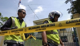 Video: Cảnh sát Malaysia phong tỏa đại sứ quán Triều Tiên