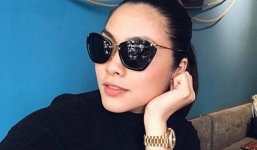 Hà Tăng vẫn xinh đẹp dù tăng cân trong thời gian mang thai