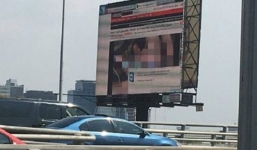 Lính cứu hỏa tử nạn khi trèo lên màn hình quảng cáo tắt phim 'người lớn'