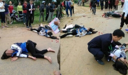 Va chạm xe ngân hàng huyện, 3 nữ sinh nguy kịch trong ngày 8/3