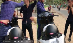 Hiệp sĩ đường phố tung cú đấm trời giáng vào mặt kẻ cướp