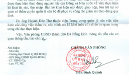 Đà Nẵng thông tin về nghi vấn Chủ tịch Thơ sở hữu khối tài sản lớn