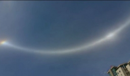 Xuất hiện quầng sáng 5 mặt trời tuyệt đẹp ở Gia Lai