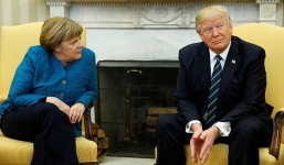 Nhà Trắng lý giải nguyên nhân Trump không bắt tay bà Merkel