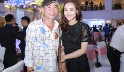 Công Lý tay trong tay với bạn gái mới dự đám cưới MC Thành Trung